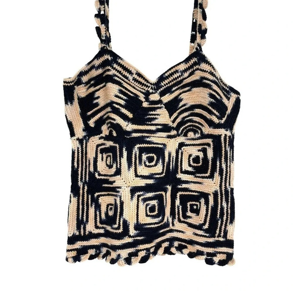 Ulla Johnson Lucia Space Dye Crochet Knit Tank Top size M/L - Picture 5 of 12